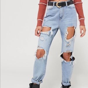 BDG Urban Outfitters High Waisted Mom Jeans Light